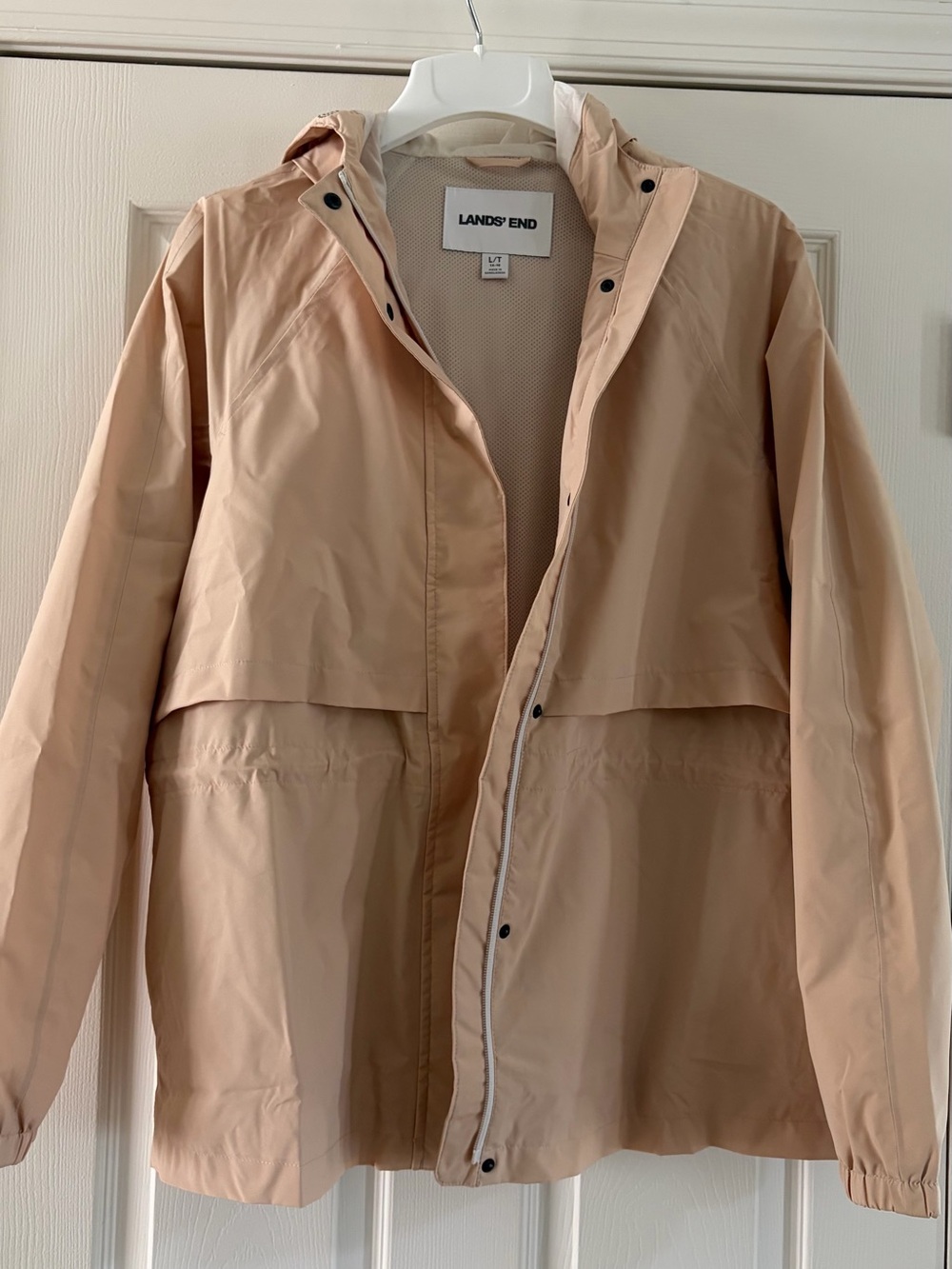 Lands' End Tall Size Squall Packable Rain Jacket